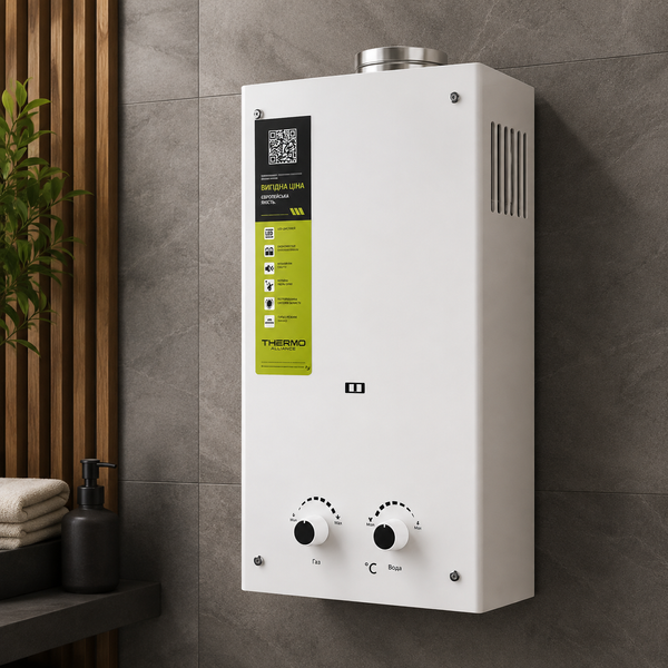 Газова колонка Thermo Alliance JSD20-10GE 10 л/хв біла TA-JSD20-10GE-W фото