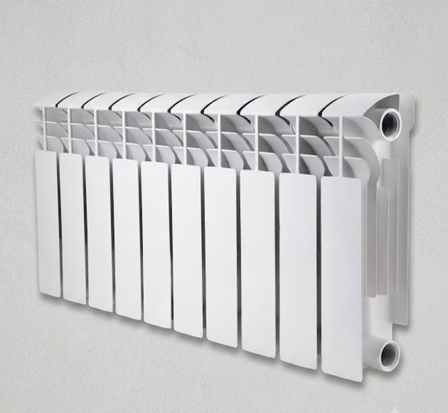 Компактний біметалевий радіатор BiTherm 350/80 (BT0558) для низьких підвіконнів BT0558 фото